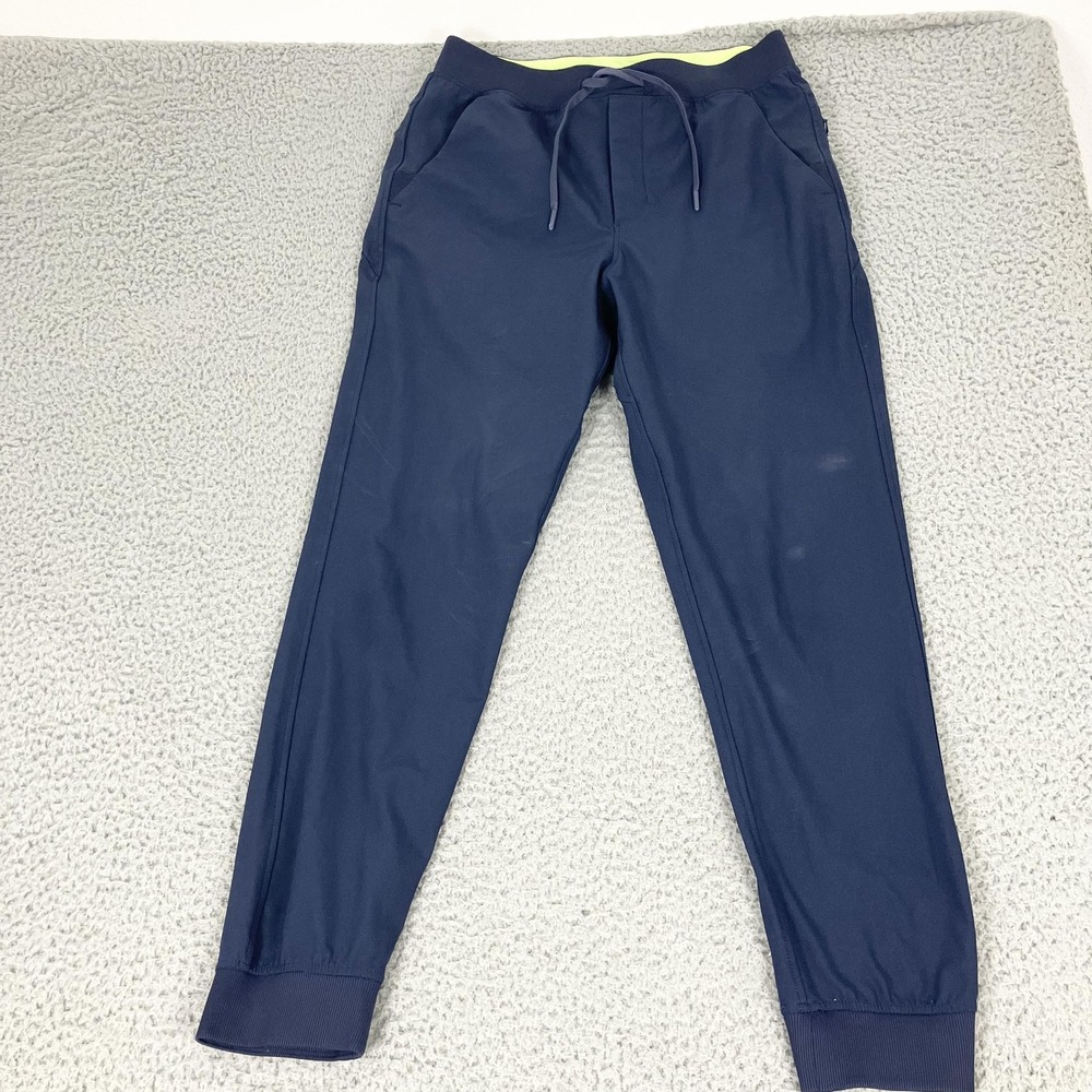 Birddogs Jogger Pants Mens XL Blue Lined Stretch Zip Pocket Athletic Travel
